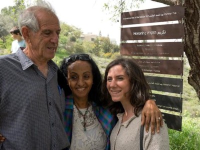 Una Giusta eritrea onorata nel giardino dell’Oasi di pace