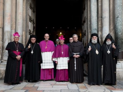 Per mons. Girelli ingresso solenne al Santo Sepolcro