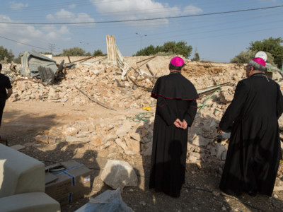 Il patriarca Twal condanna la demolizione di un immobile del patriarcato latino