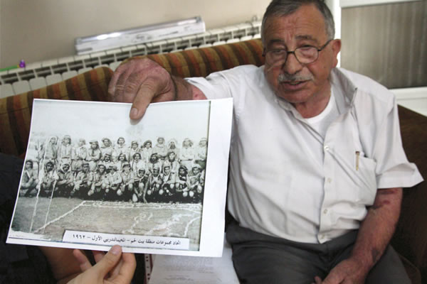 Abu Bishara, memoria storica dello scoutismo palestinese. (foto m.a.b/Cts)