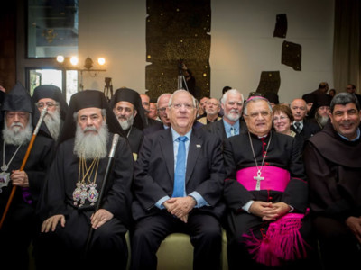 Reuven Rivlin e i leader religiosi cristiani, comune impegno per la pace