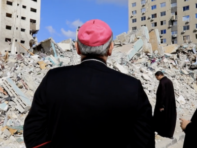 Il patriarca Pizzaballa a Gaza: Coraggio e speranza!