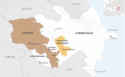 Armeni vittime della pulizia etnica nel Nagorno Karabakh