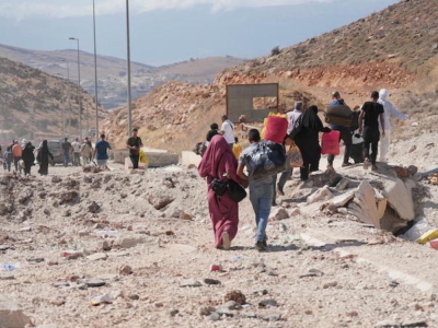 Dal Libano alla Siria, 250mila profughi in fuga